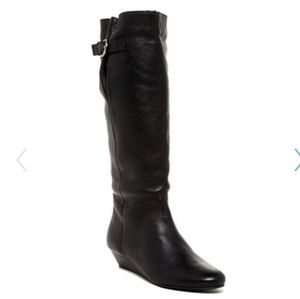 Steven by Steve Madden Insight Black Leather Boots - 7